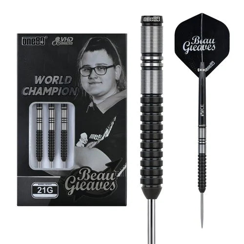 One80 Beau Greaves Darts - Steel Tip - VHD - Black Edition